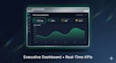 create a custom business dashboard with real time data and a professional design