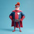 create a awesome superhero cartoon character