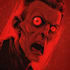 make a horror illustration, artwork, dark cover
