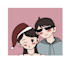 draw cute illustration in a photo lab style