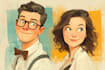 make funny caricature portrait and cartoon