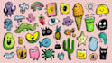 design a custom hand drawn doodle art icon set