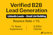 do b2b lead generation, prospect lists, email list building