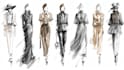 create a professional commercial fashion sketch