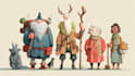 design and draw 2d characters