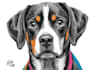 draw pop art dog cat pet potrait
