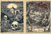 do a medieval woodcut gothic etching illustration