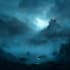 create a mystical horror dark environment concept art