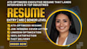 write an ats optimized executive resume that lands interviews in top industries