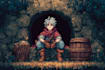 draw a custom pixel art portrait from your photo