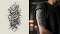 develop custom tattoo design, sketch