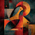 create abstract geometric digital art