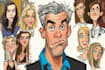 draw a big head caricature cartoon portrait