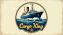 design awesome cargo ship logo