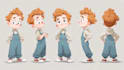 create cartoon character design mascot