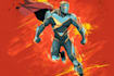 create scifi, superhero character art