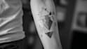 custom an abstract black tattoo design