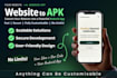 turn your website into a pro android app