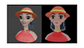create best 3d characters with clean topology for movies and game engines