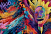 create paint unique digital art abstract, surrealism