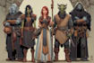 create dnd party character art fantasy rpg illustrations