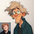 draw a disney style cartoon