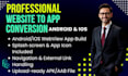 transform your website into a professional webview app