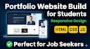 build a responsive personal or portfolio website using HTML CSS javascript