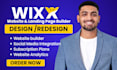 redesign wix site, develop wix studio website, build wix ecommerce website