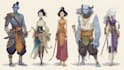 illustrate fantasy art creatures and characters