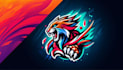 design feline predator mascot logo with free source files
