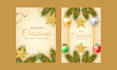 design festive christmas posters banners and cards
