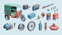 design e rickshaw, e auto, and electric vehicle components