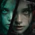 make a horror style illustration, artwork,