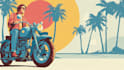 create full vector retro illustration