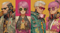 create cyberpunk and retro aesthetic characters
