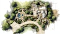 render and design master site plan, landscape, and layout