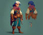 design a character design, game character, concept