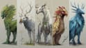 illustrate fantasy art creatures and characters