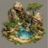 design detailed fantasy landscapes and environments