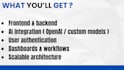 develop ai saas full stack website