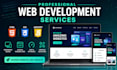 do web development using HTML,CSS and java script
