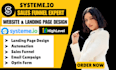 systeme io website, systeme io sales funnel, systeme io landing page