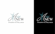 create modern wellness logo