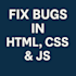 fix HTML CSS bugs or make small website edits