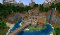 build minecraft,map, lobby, city, terain,spawn,castle in your minecraft server