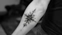 custom an abstract black tattoo design