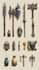 create weapon design and illustration