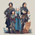 make dnd character, fantasy character, dnd party