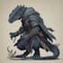draw monster or fantasy creature horror illustration